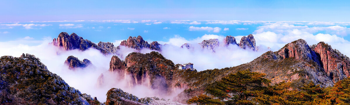 雪后黄山