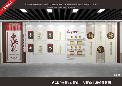 中医文化展厅展示墙