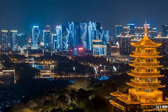 佛山千灯湖夜景