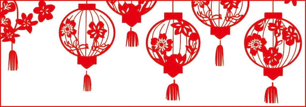 節(jié)日素材燈籠矢量