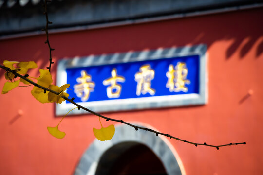 栖霞寺大门