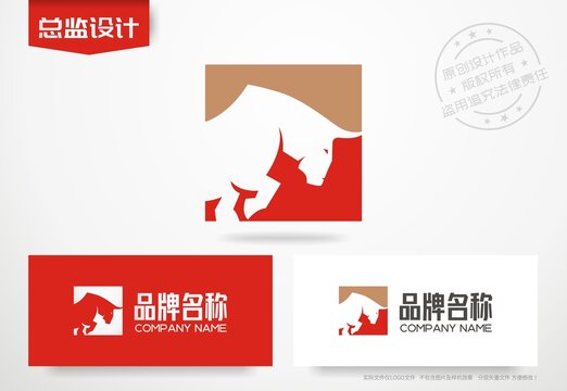 公牛logo牛市标志