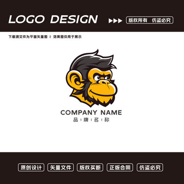 猴子logo標(biāo)志