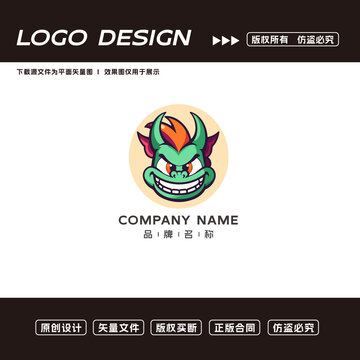 卡通logo标志