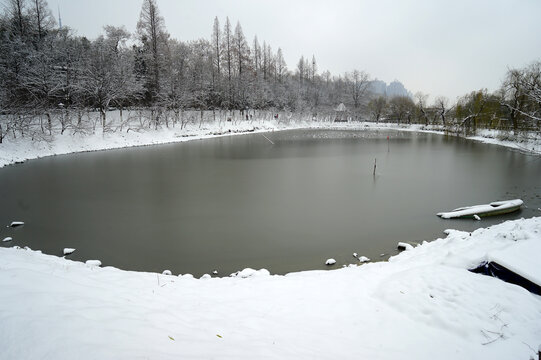 古城雪景