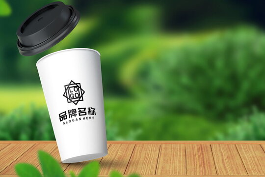 纸杯LOGO效果样机