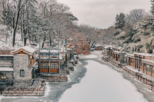 颐和园雪景