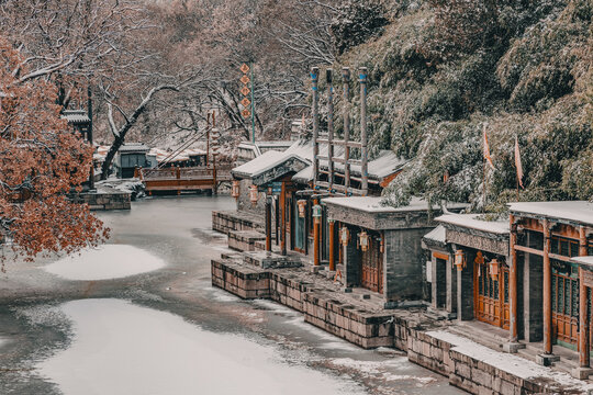 颐和园雪景