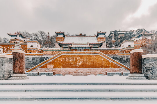 颐和园雪景