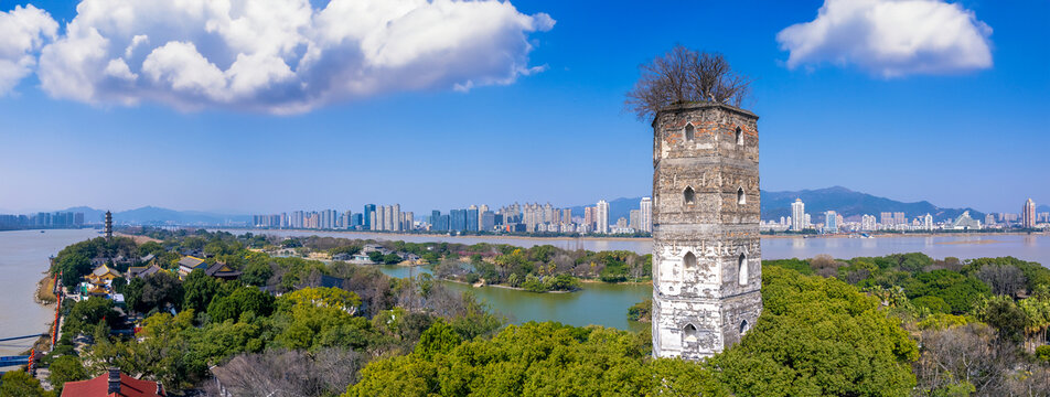 温州市江心屿江心双塔