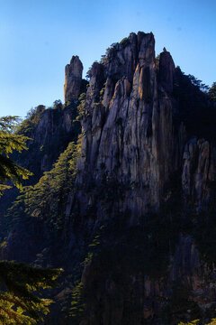 水墨黄山风景