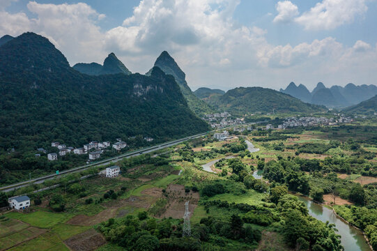 广西桂林阳朔田园风光