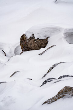 长白山雪景