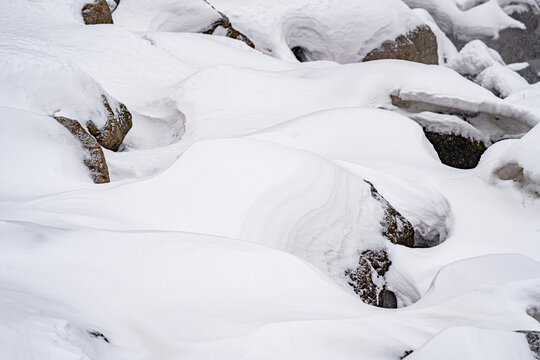 长白山雪景