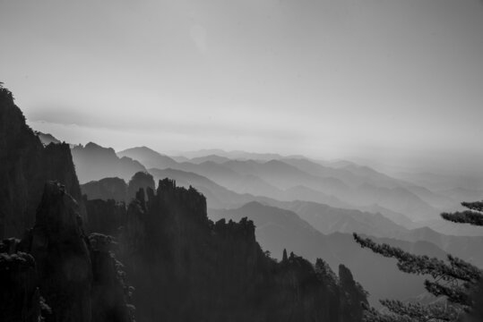 安徽黄山风景