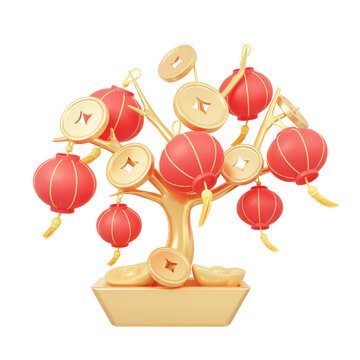 3D新年圖標(biāo)燈籠