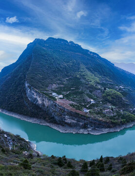 湖北宜昌长阳清江画廊山水风光