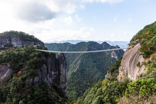 仙居神仙居景区吊桥