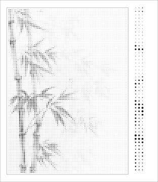 竹子镂空图案
