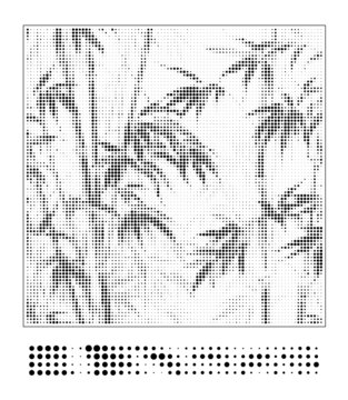 竹子沖孔板圖案
