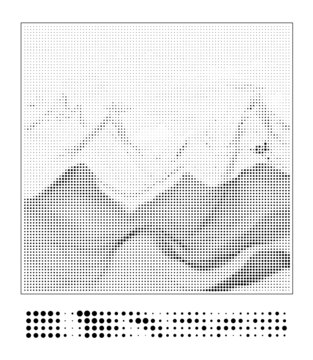 漸變山