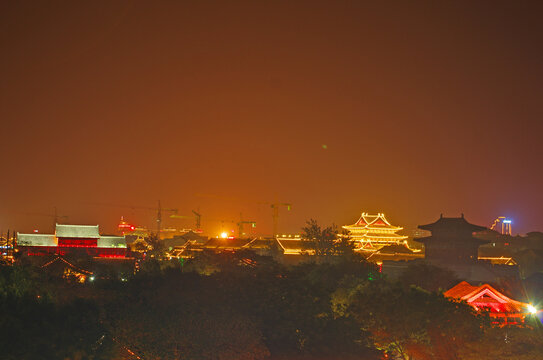 开封清明上河园夜景