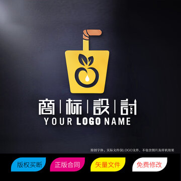 水果榨汁商标LOGO