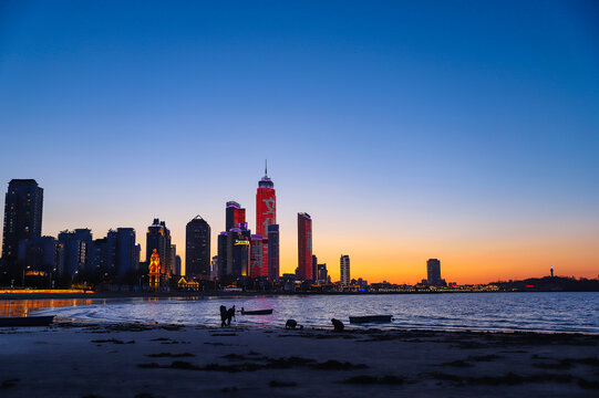 烟台城市夜景