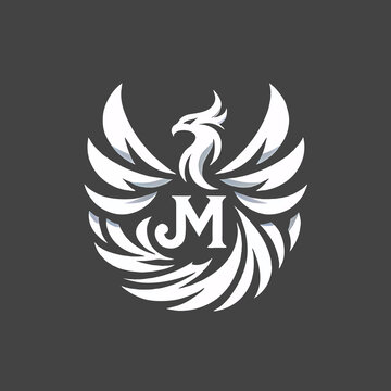 鳳凰logo字母JM組合