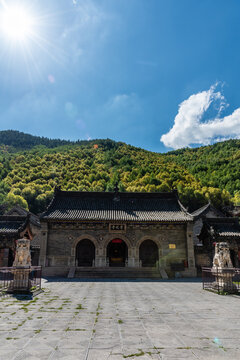 山西忻州五台山普化寺古建筑