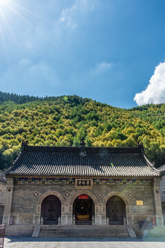 山西忻州五台山普化寺古建筑