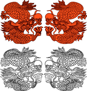 龍紋素材