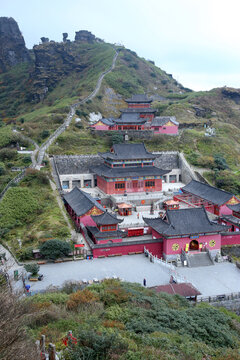 梵净山承恩寺全貌