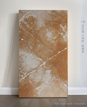 抽象大理石玄關(guān)裝飾畫(huà)