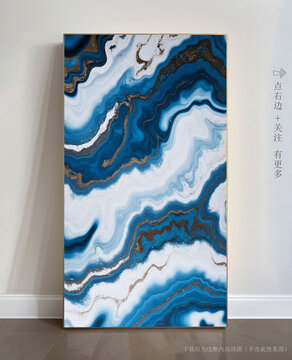 奢華大理石紋玄關(guān)背景墻