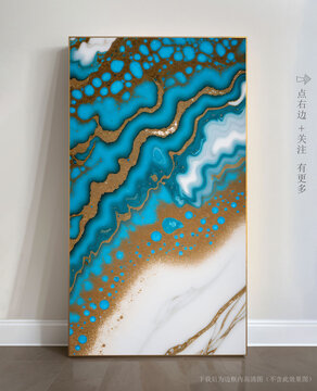 精美大理石底紋抽象畫(huà)