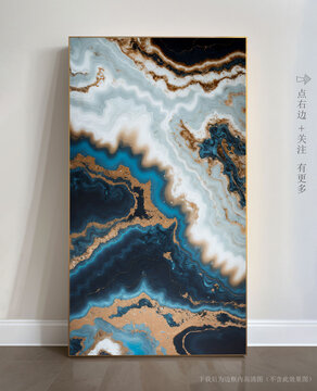 奢華大理石紋玄關(guān)背景墻