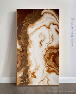 奢華大理石紋玄關(guān)背景墻