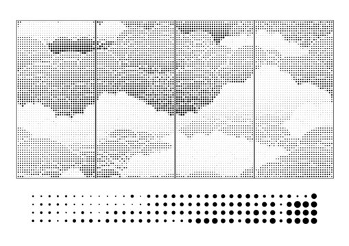 点状图镂空板云