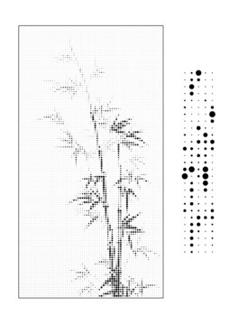 竹子冲孔板图案