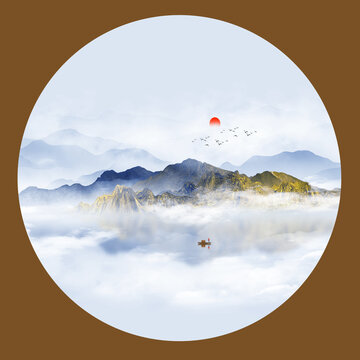 寫意山水畫