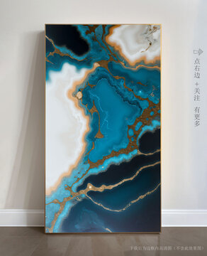 抽象大理石背景墻掛畫