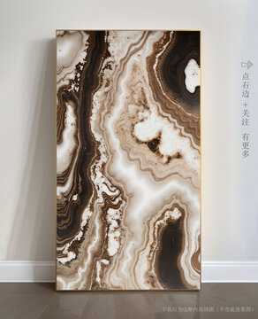 抽象大理石背景墻掛畫