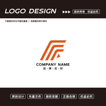 F字母logo标志