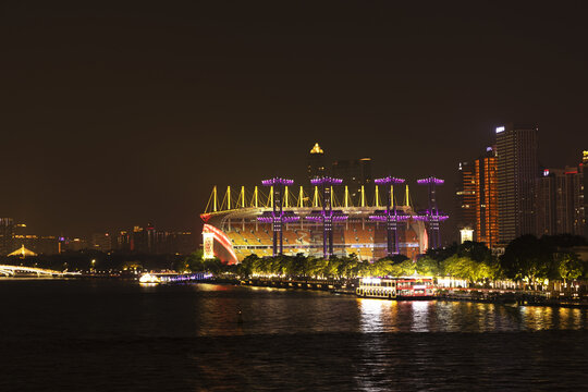 海心沙夜景