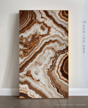 玄關(guān)大理石背景墻抽象畫