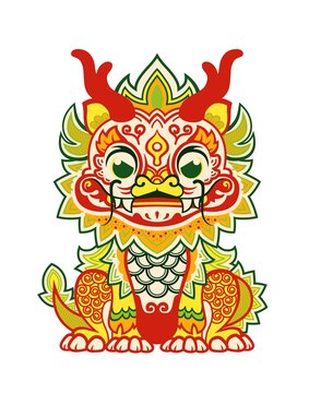 傳統(tǒng)中國龍插畫