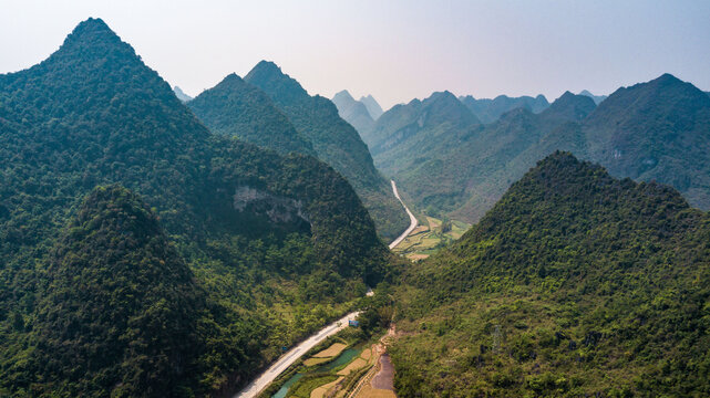 广西靖西山区风光