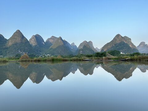 阳朔遇龙河山水景观