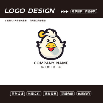 卡通小鳥logo